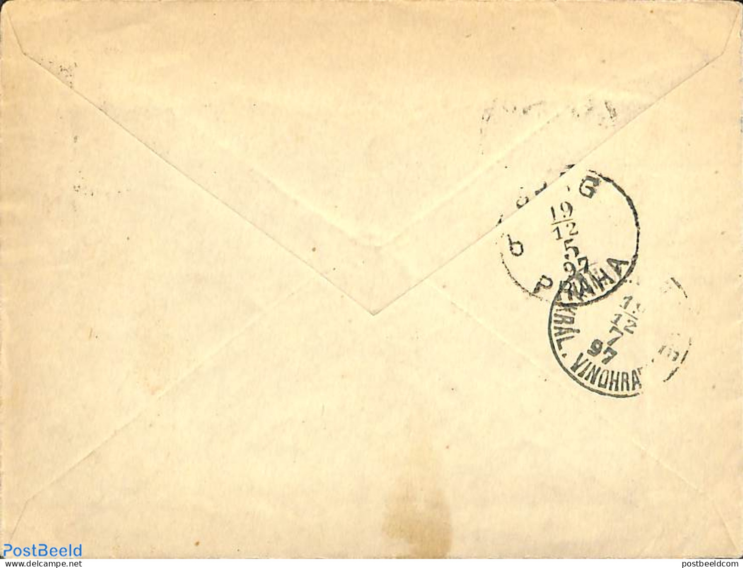 Netherlands 1897 Cover From Rotterdam To Prag-Weinberge , Postal History - Lettres & Documents