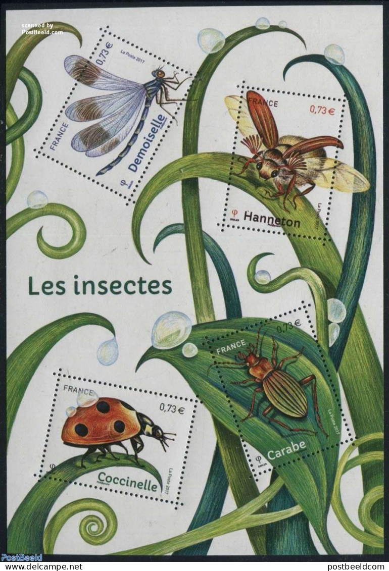 France 2017 Insects S/s, Mint NH, Nature - Insects - Neufs