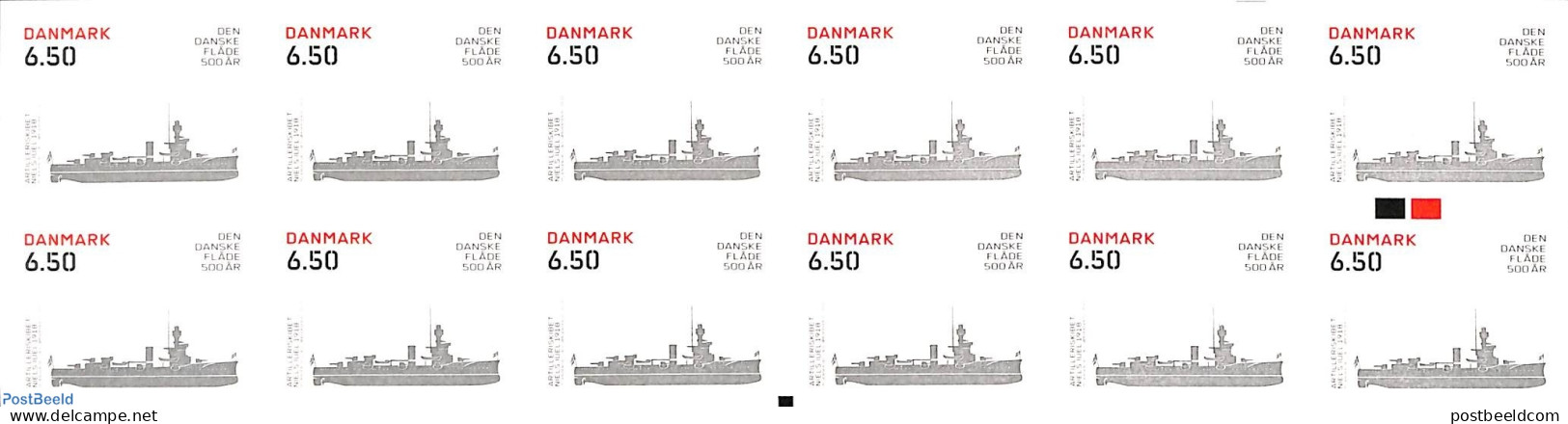 Denmark 2010 Ships Booklet S-a, Mint NH, Transport - Stamp Booklets - Ships And Boats - Neufs