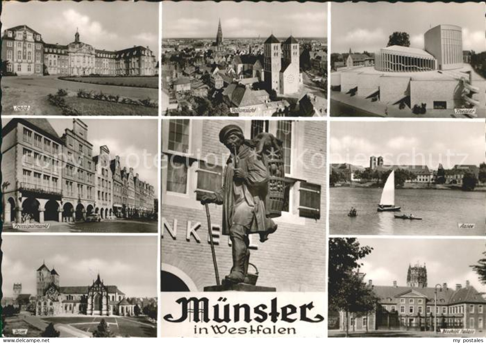 72178727 Muenster Westfalen Schloss Dom Theater  Muenster - Muenster