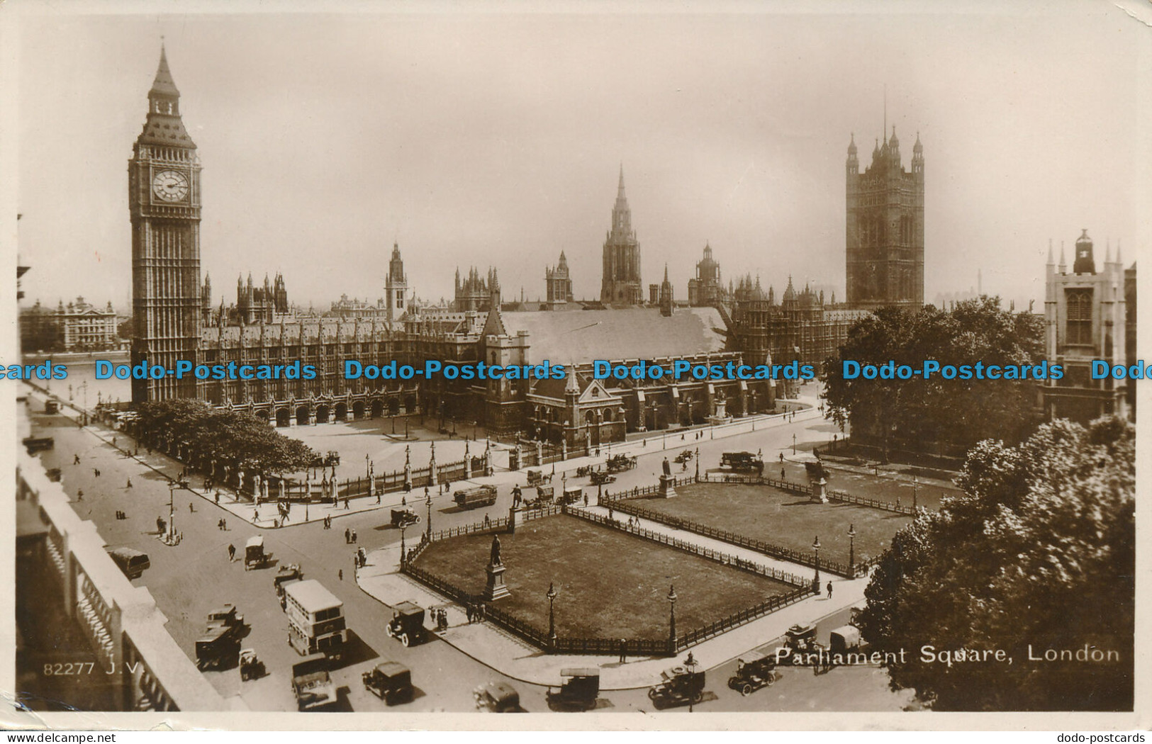 R114395 Parliament Square. London. Valentine. No 82277. RP. 1931 - Otros & Sin Clasificación