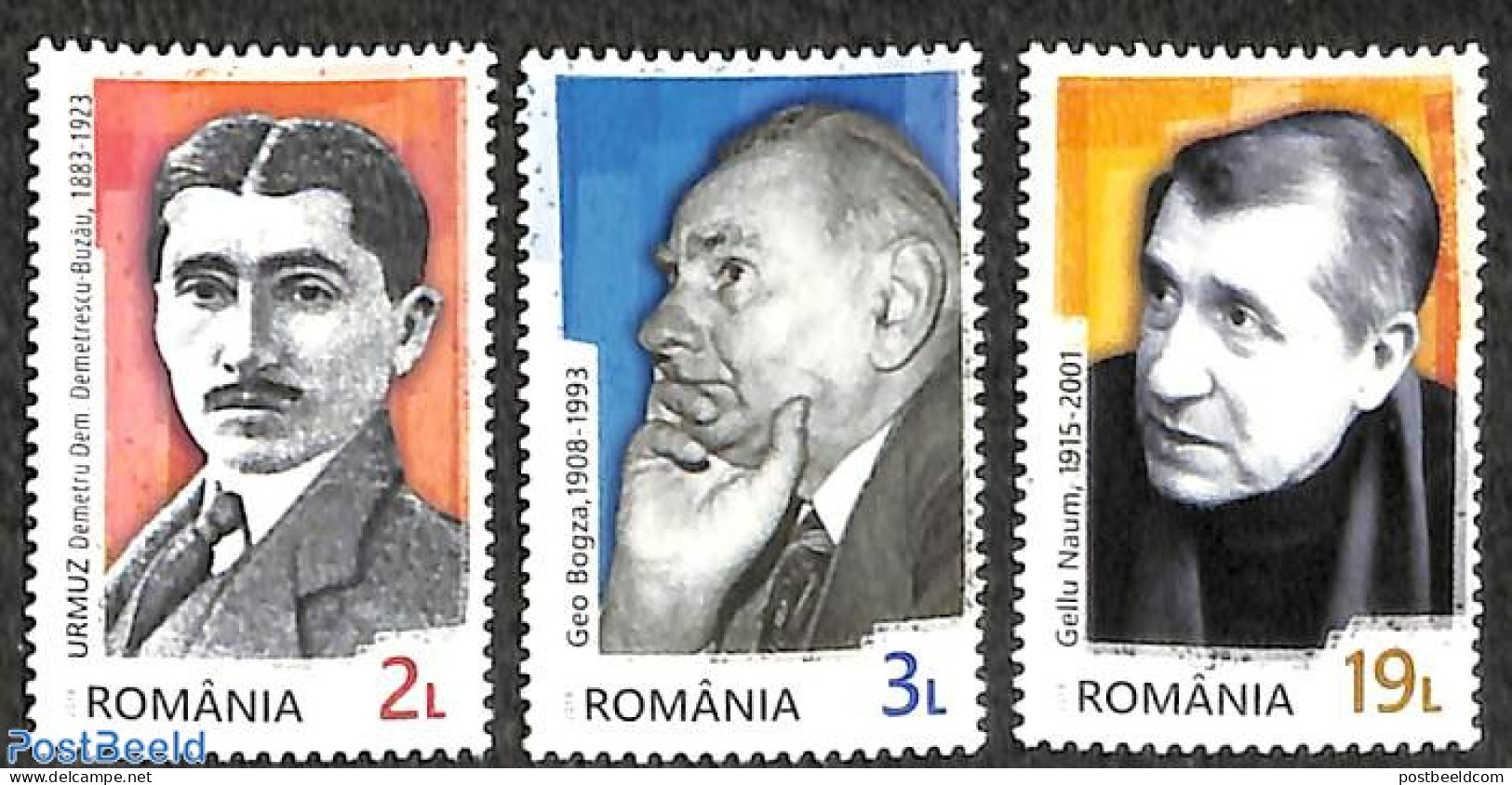 Romania 2018 Avant-Garde Authors 3v, Mint NH, Art - Authors - Nuevos