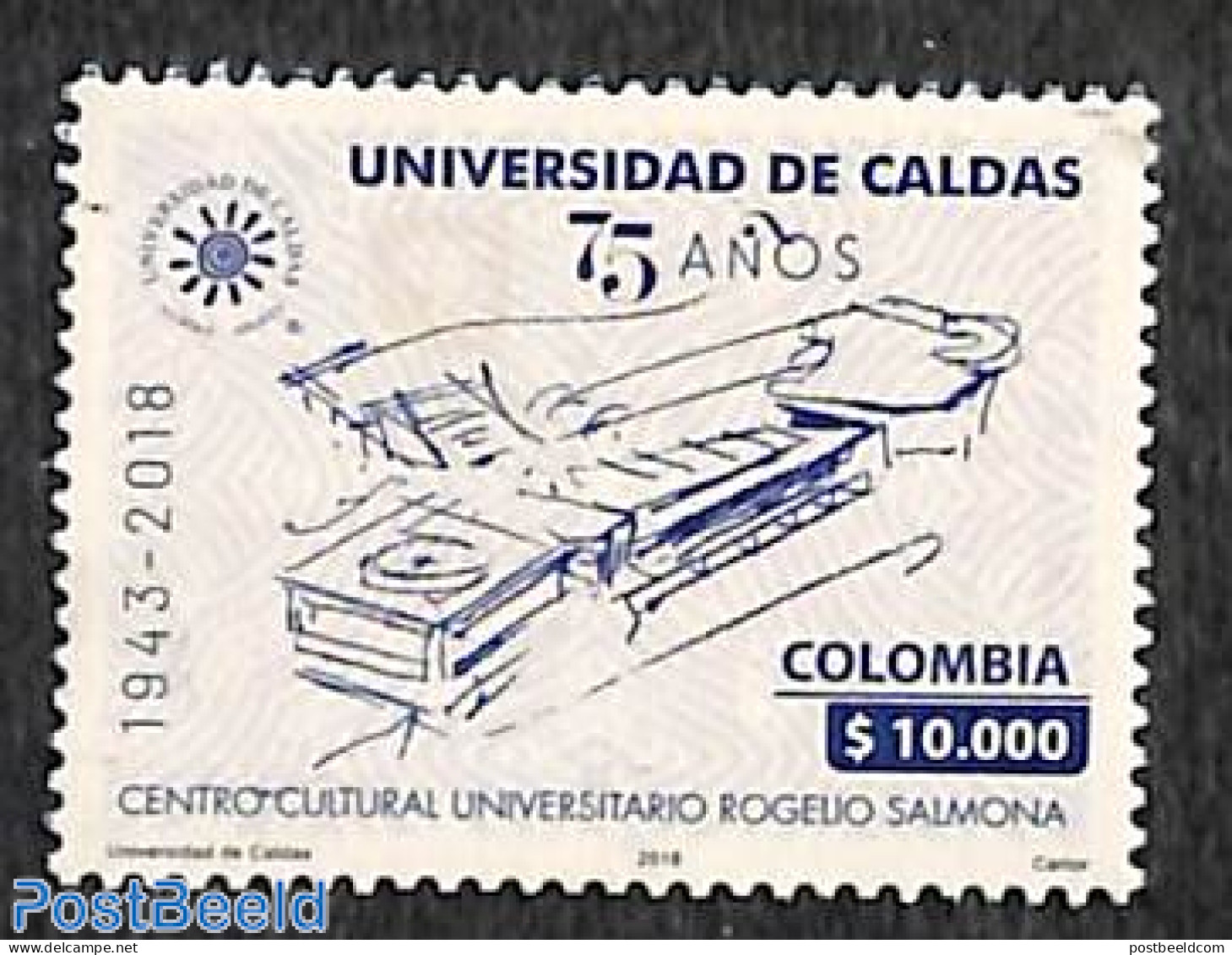 Colombia 2018 Caldas University 1v, Mint NH, Science - Education - Kolumbien