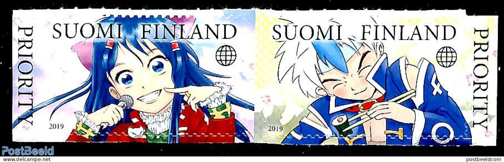 Finland 2019 Japanese Influences 2v S-a, Mint NH, Art - Comics (except Disney) - Unused Stamps