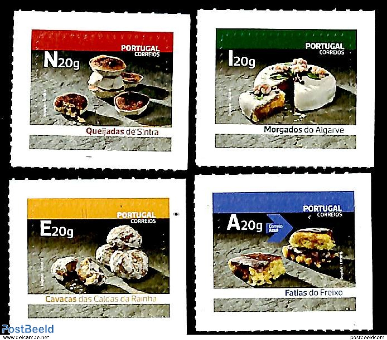 Portugal 2019 Tradional Sweets 4v S-a, Mint NH, Health - Food & Drink - Neufs