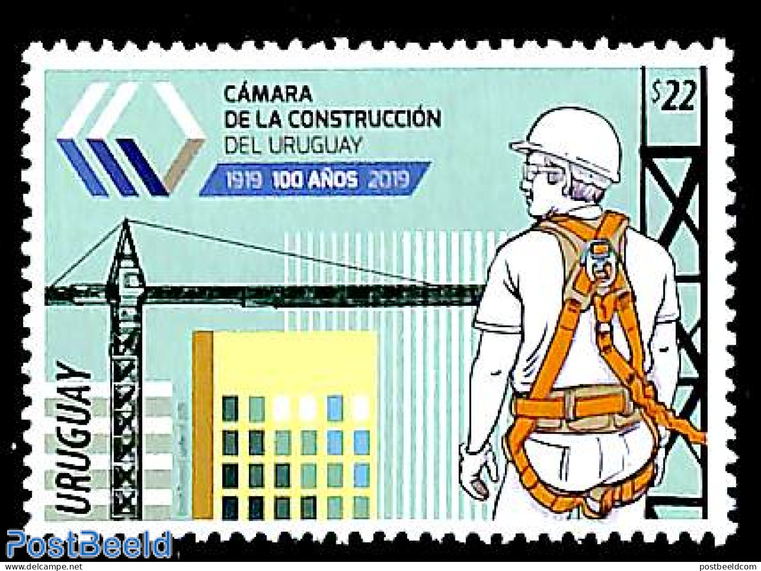 Uruguay 2019 Chamber Of Construction 1v, Mint NH - Uruguay