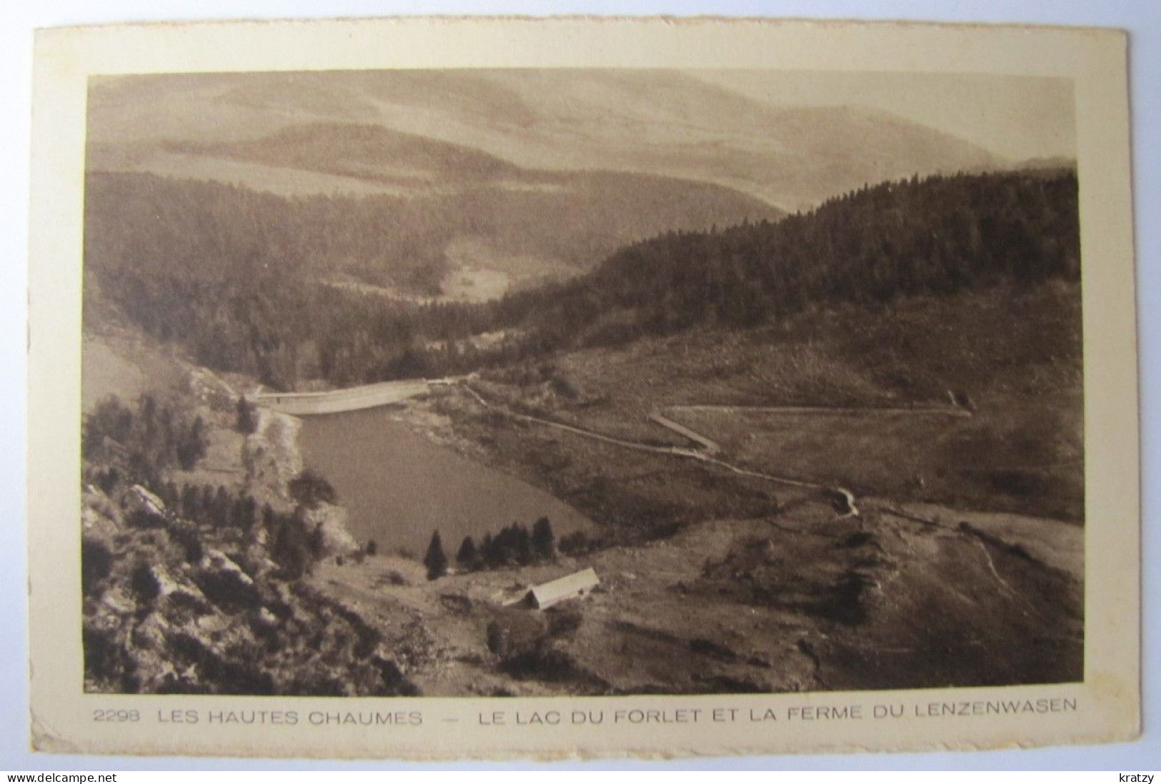 FRANCE - HAUT-RHIN - SOULTZEREN - Les Hautes Chaumes - Le Lac Du Forlet Et La Ferme Du Lenzenwasen - 1949 - Other & Unclassified