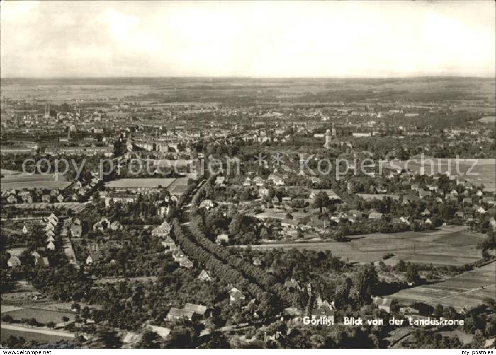 72177234 Goerlitz Sachsen Panorama Von Der Landeskrone Goerlitz - Goerlitz