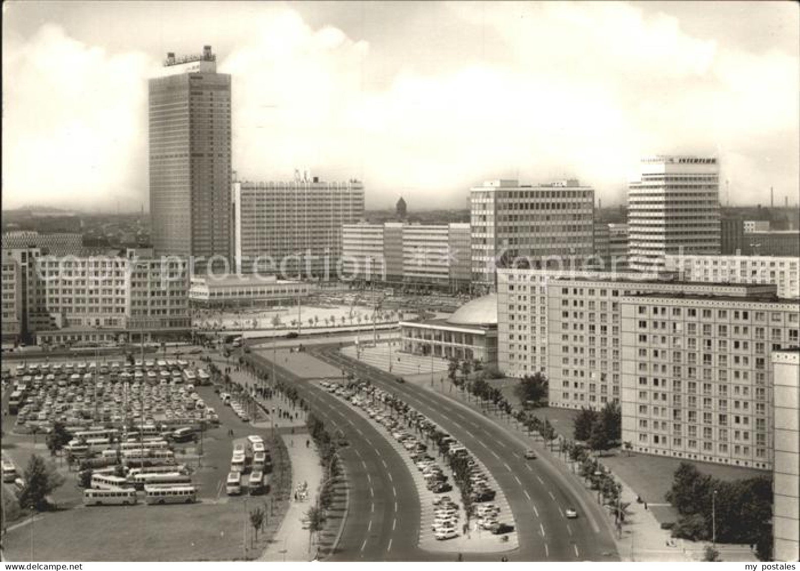 72177168 Berlin Blick Auf Alexanderplatz Und Alexanderstrasse Berlin - Autres & Non Classés