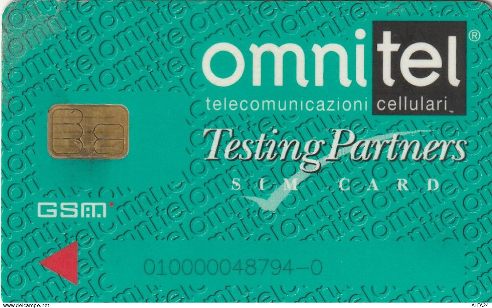 ITALIA -GSM OMNITEL (E6.7.2 - Cartes GSM Prépayées & Recharges