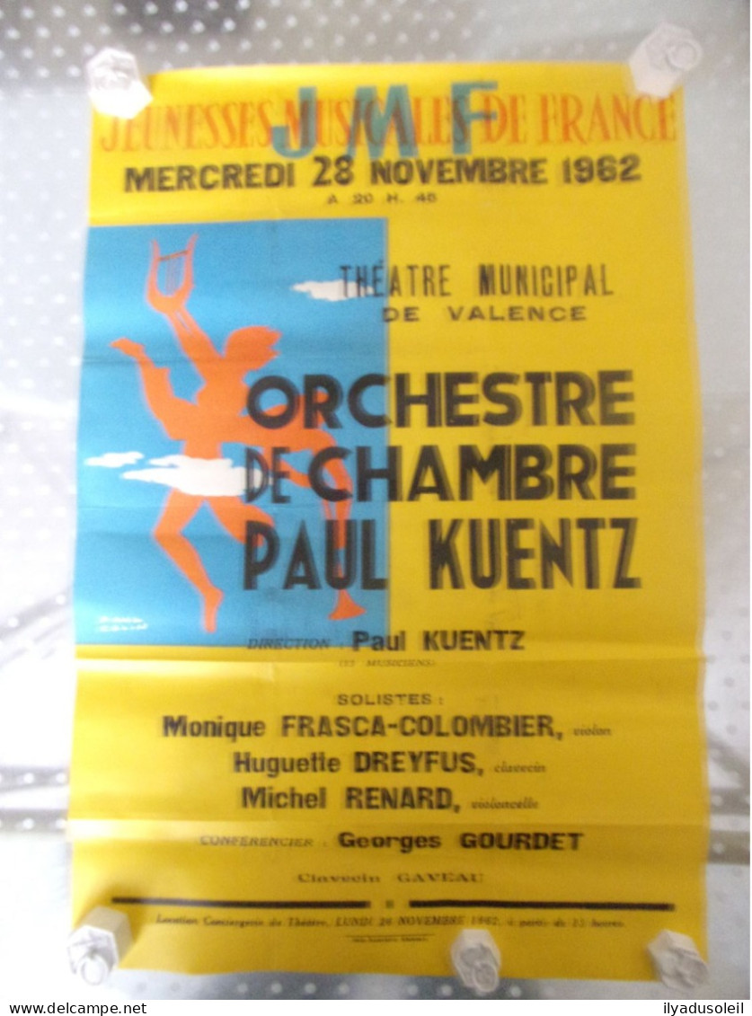 Paul Colin Jeunesses Musicales De France 1962 Format : 38.5 X 57 Cm - Affiches