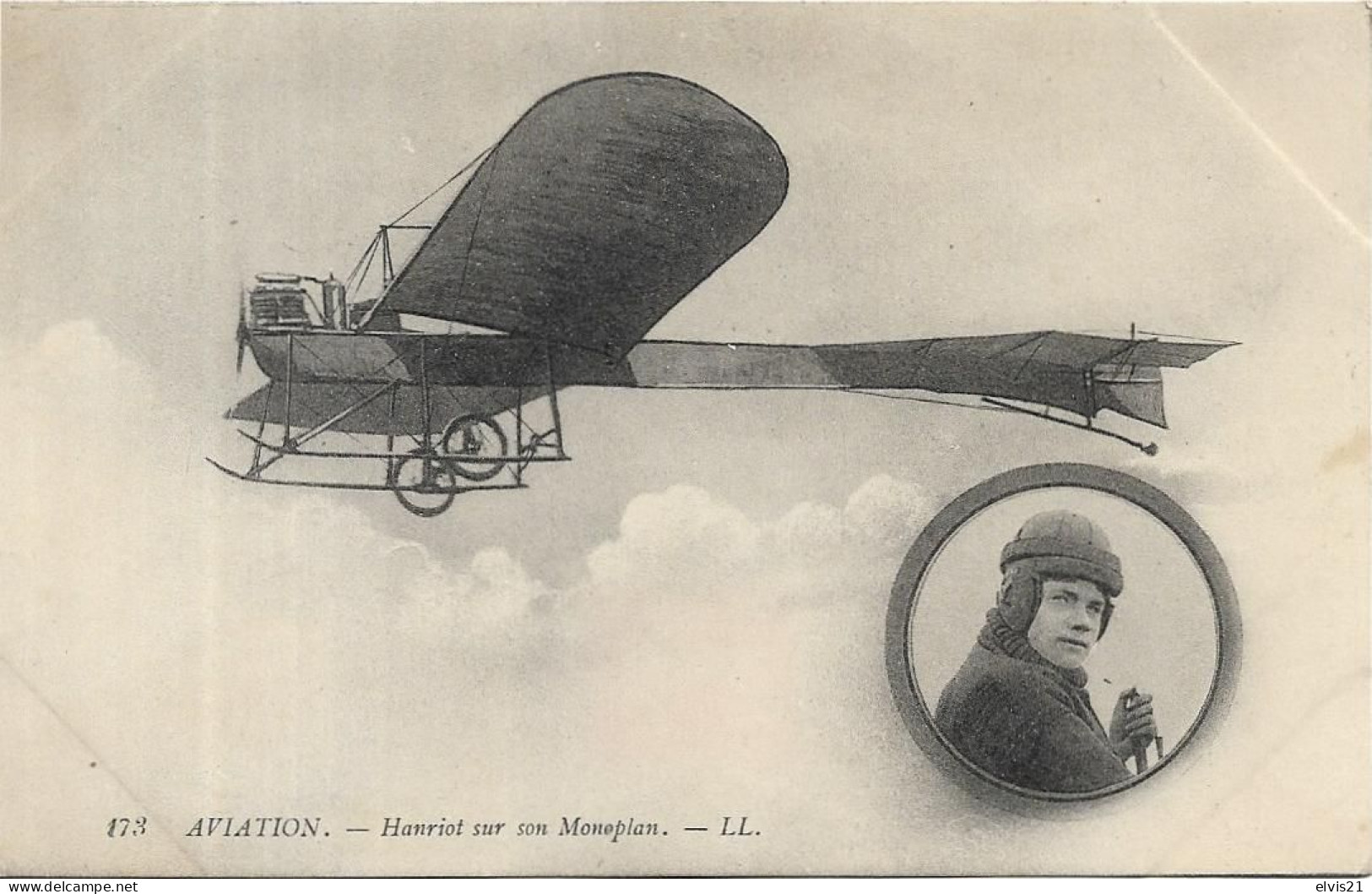 Aviation. Hanriot Sur Son Monoplan - Flieger