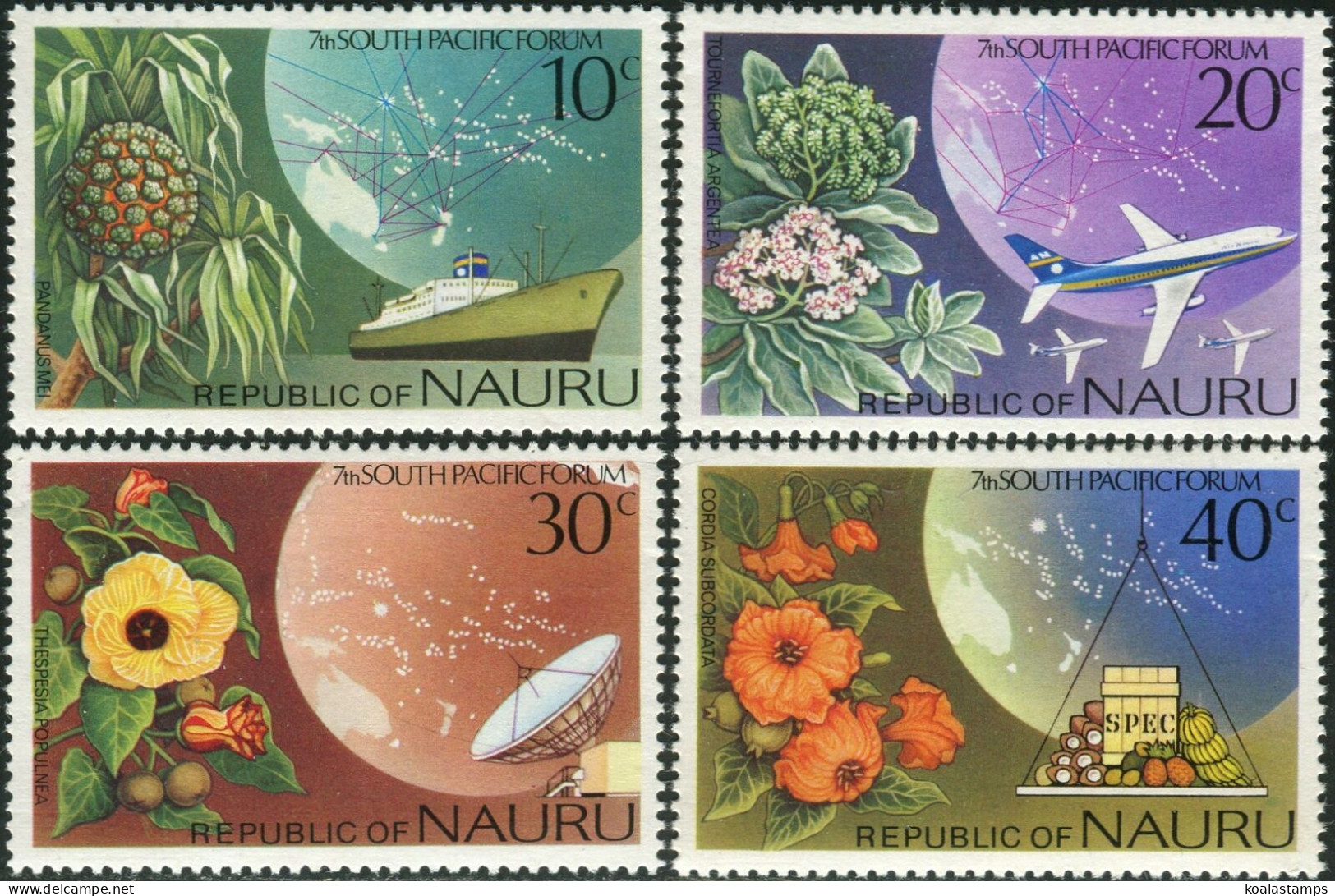 Nauru 1976 SG151-154 South Pacific Forum Set MNH - Nauru