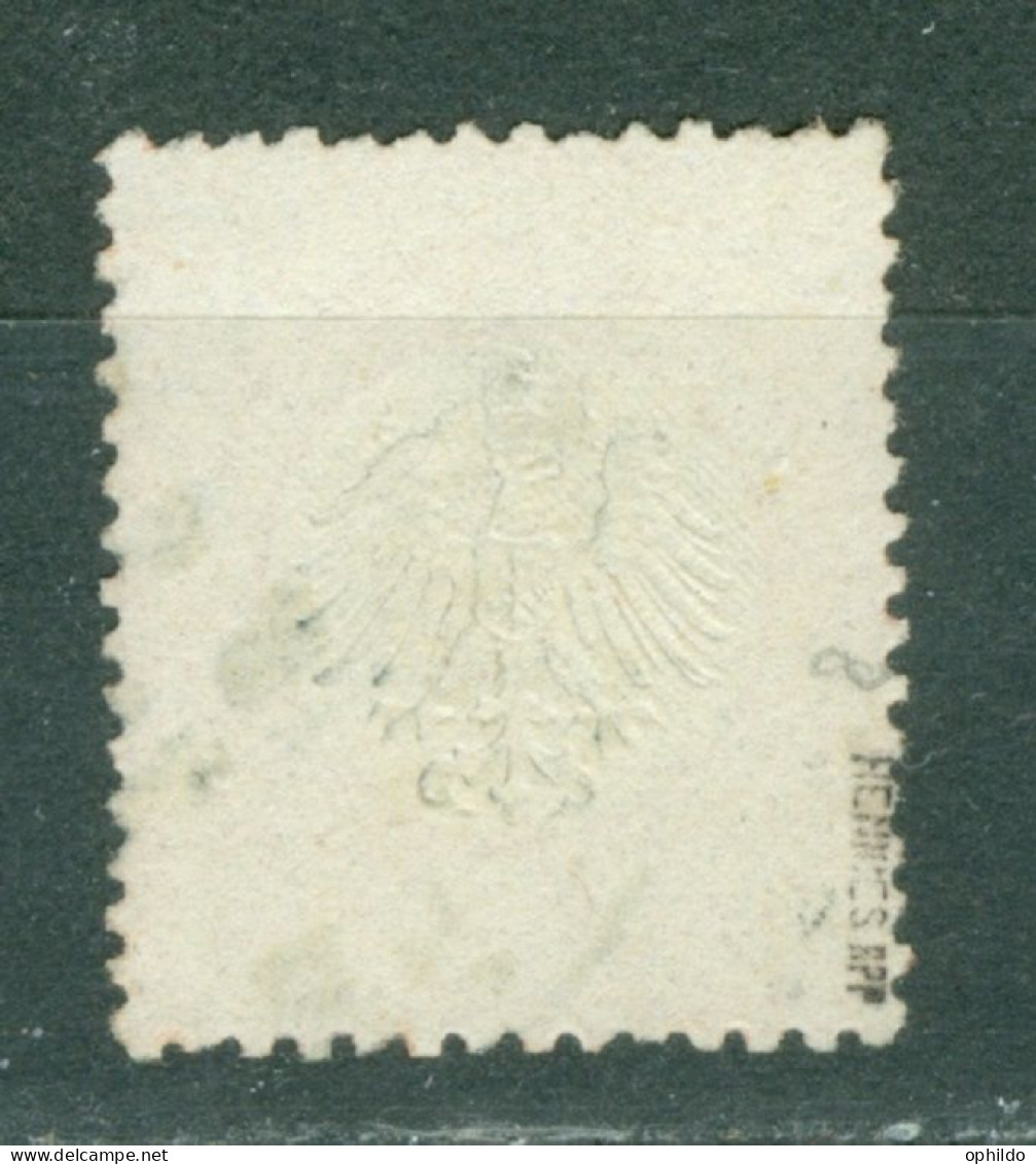 Allemagne Yvert 8a Ou Michel 8 Ob TB Geprüft Hennies - Used Stamps