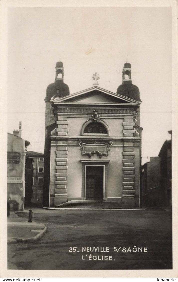 E67 Neuville Sur Saône L'église - Neuville Sur Saone