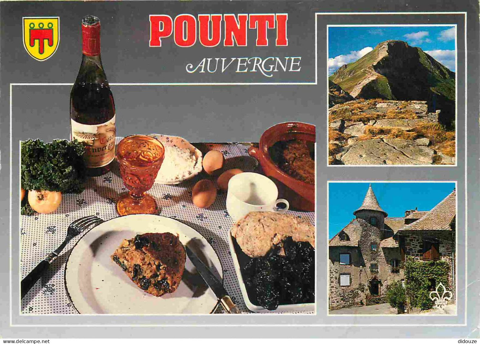 Recettes De Cuisine - Pounti - Auvergne - Multivues - Gastronomie - CPM - Voir Scans Recto-Verso - Recettes (cuisine)