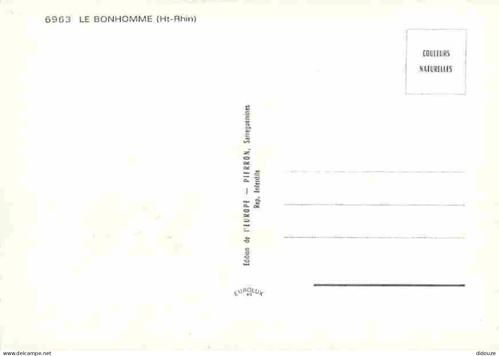 68 - Le Bonhomme - Vue Générale Aérienne - CPM - Voir Scans Recto-Verso - Autres & Non Classés