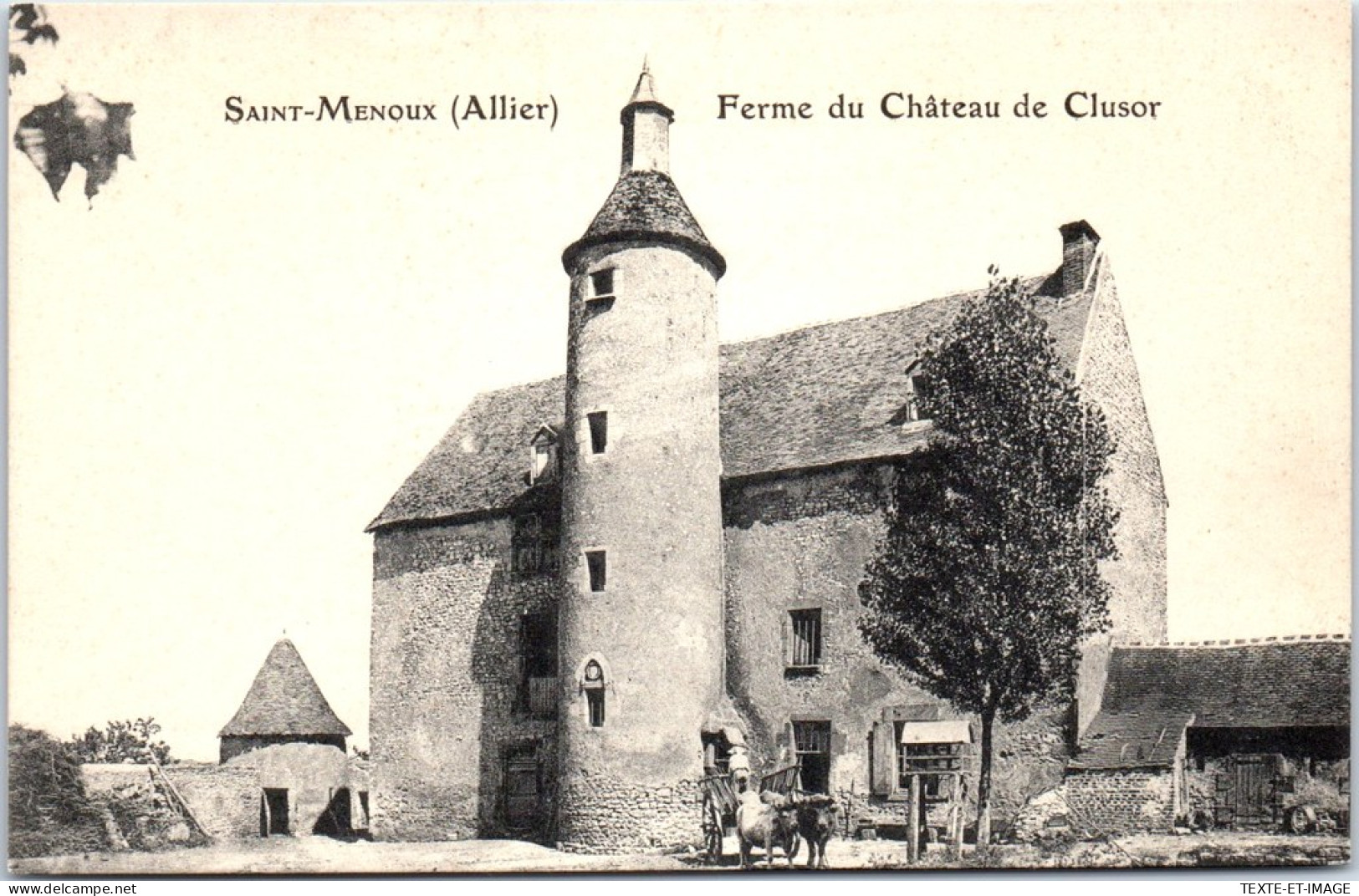 03 SAINT MENOUX  - Carte Postale Ancienne [70129] - Autres & Non Classés