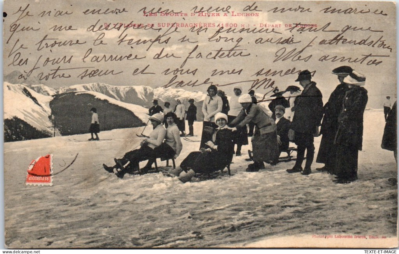 31 SUPERBAGNERES  - Carte Postale Ancienne [69955] - Autres & Non Classés