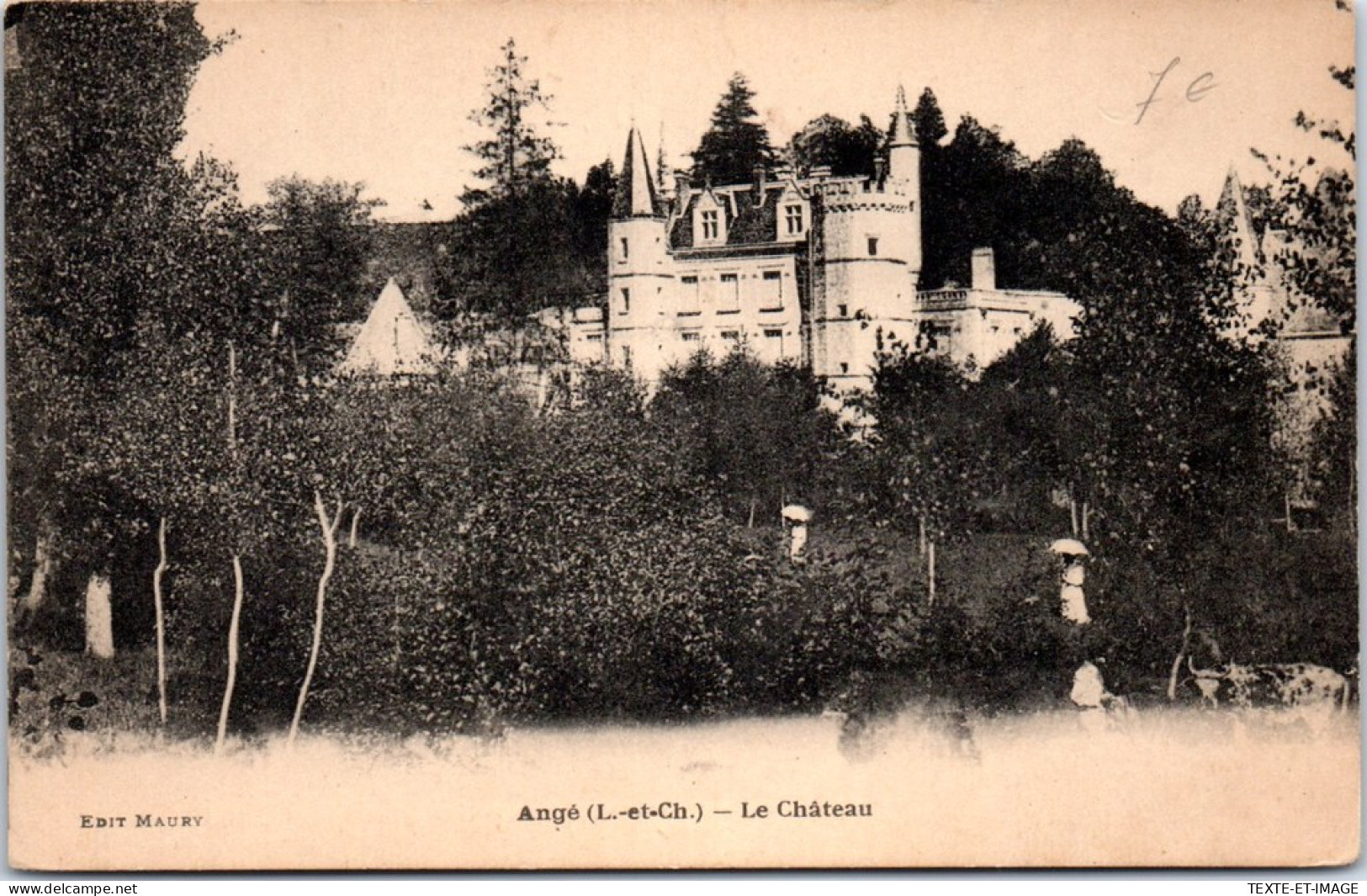 41 ANGE SUR CHER  - Carte Postale Ancienne [71957] - Sonstige & Ohne Zuordnung