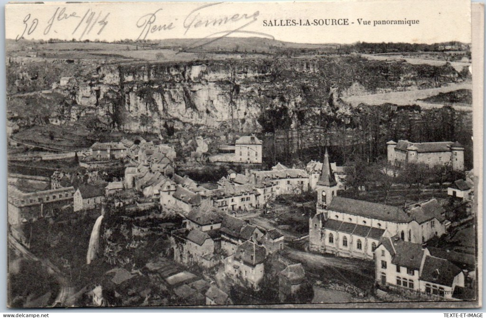 12 SALLES LA SOURCE - Carte Postale Ancienne [72196] - Autres & Non Classés