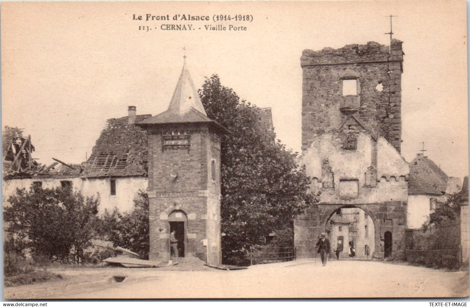 68 CERNAY  - Carte Postale Ancienne [73040] - Autres & Non Classés