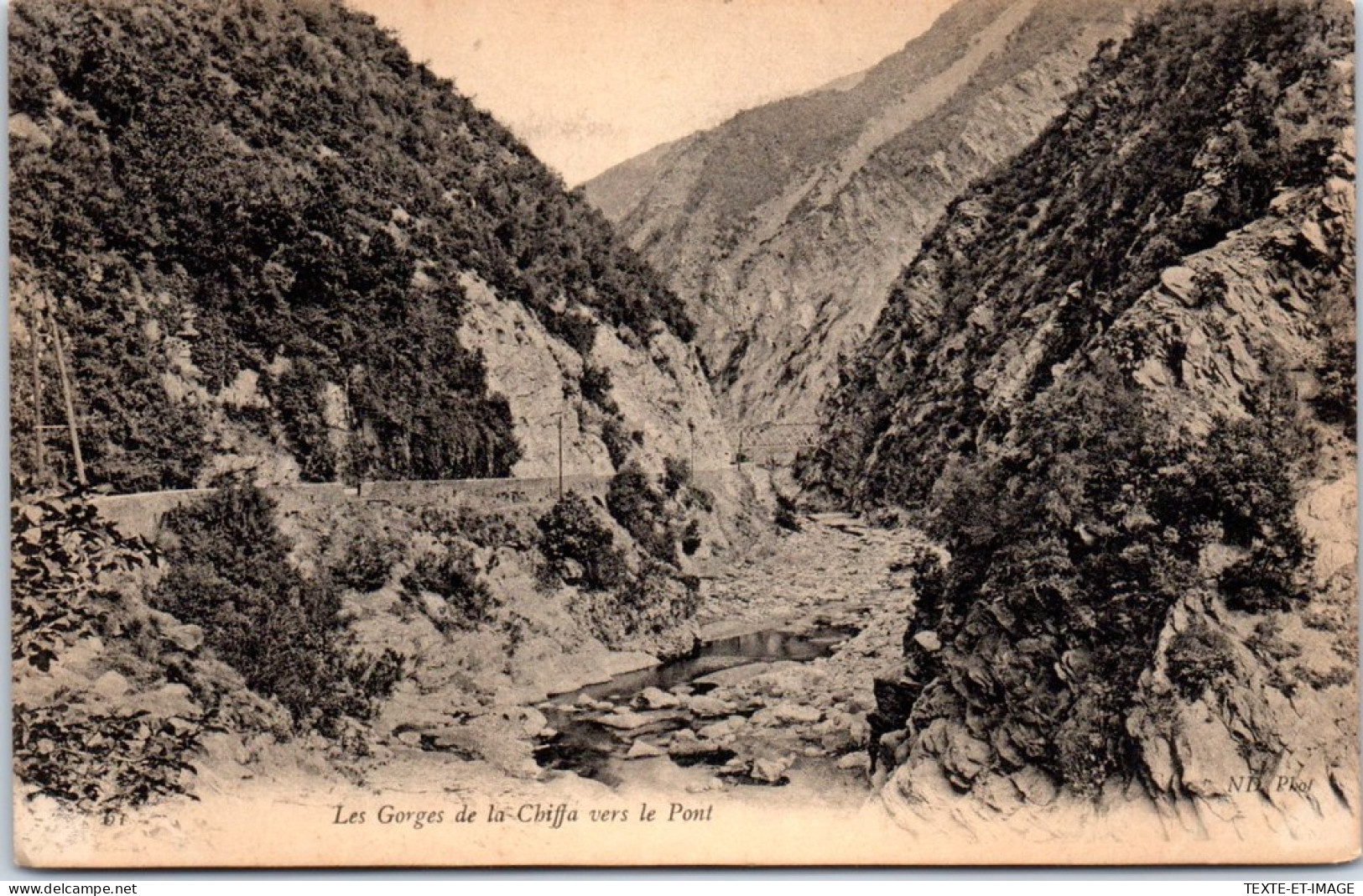 ALGERIE GORGES DE CHIFFA  - Carte Postale Ancienne [72718] - Autres & Non Classés