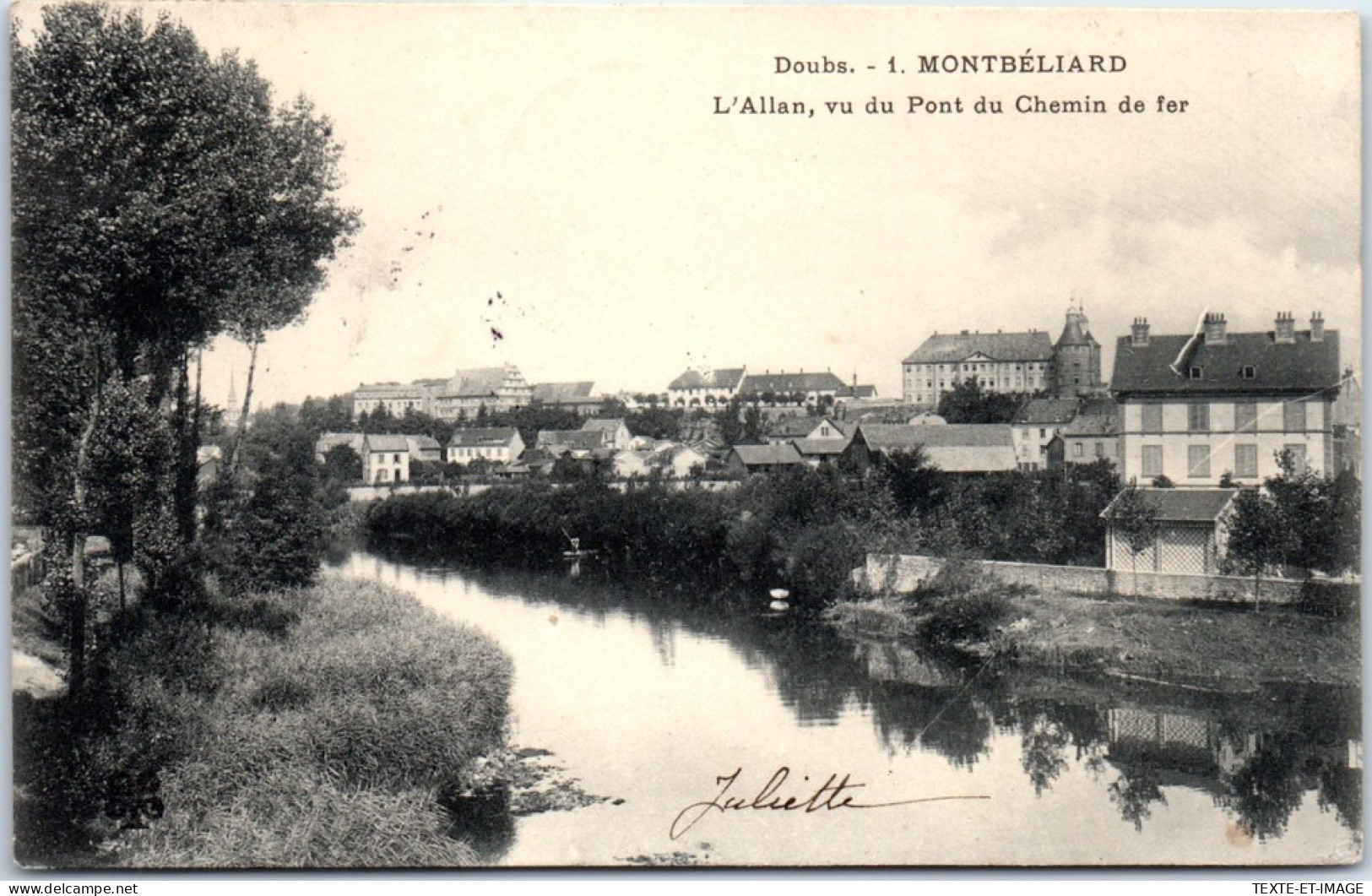 25 MONTBELIARD  Carte Postale Ancienne[63649] - Other & Unclassified