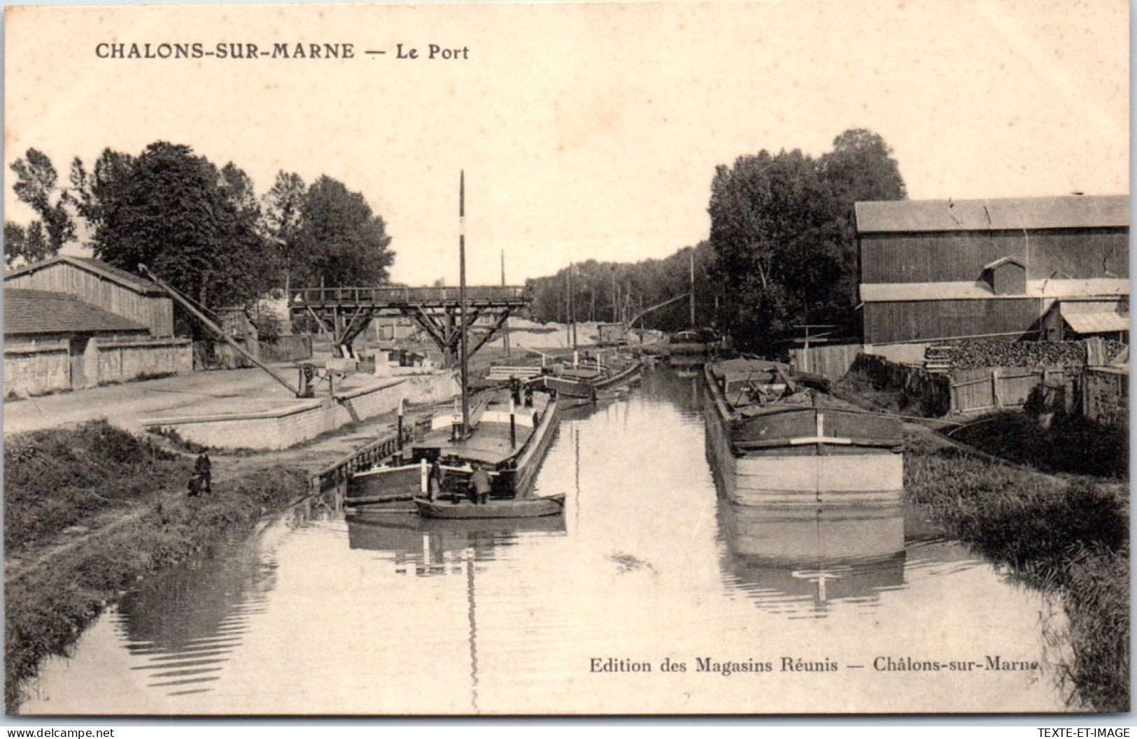 51 CHALONS SUR MARNE  Carte Postale Ancienne[63390] - Sonstige & Ohne Zuordnung