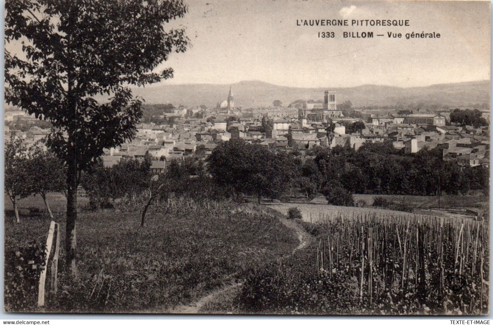 63 BILLOM  Carte Postale Ancienne[63254] - Sonstige & Ohne Zuordnung