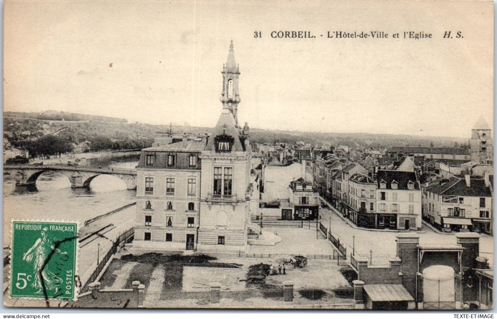 91 CORBEIL  Carte Postale Ancienne[64135] - Sonstige & Ohne Zuordnung