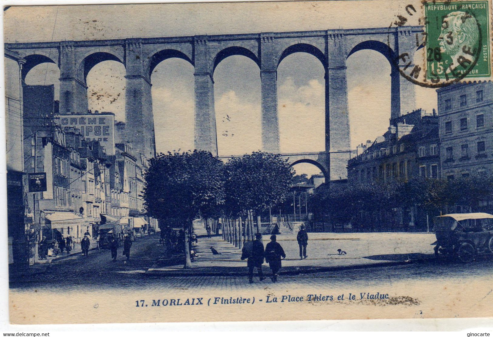 Morlaix La Place Thiers Le Viaduc - Morlaix