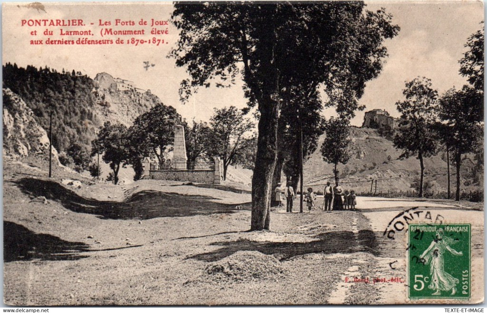 25 PONTARLIER  Carte Postale Ancienne[64551] - Other & Unclassified