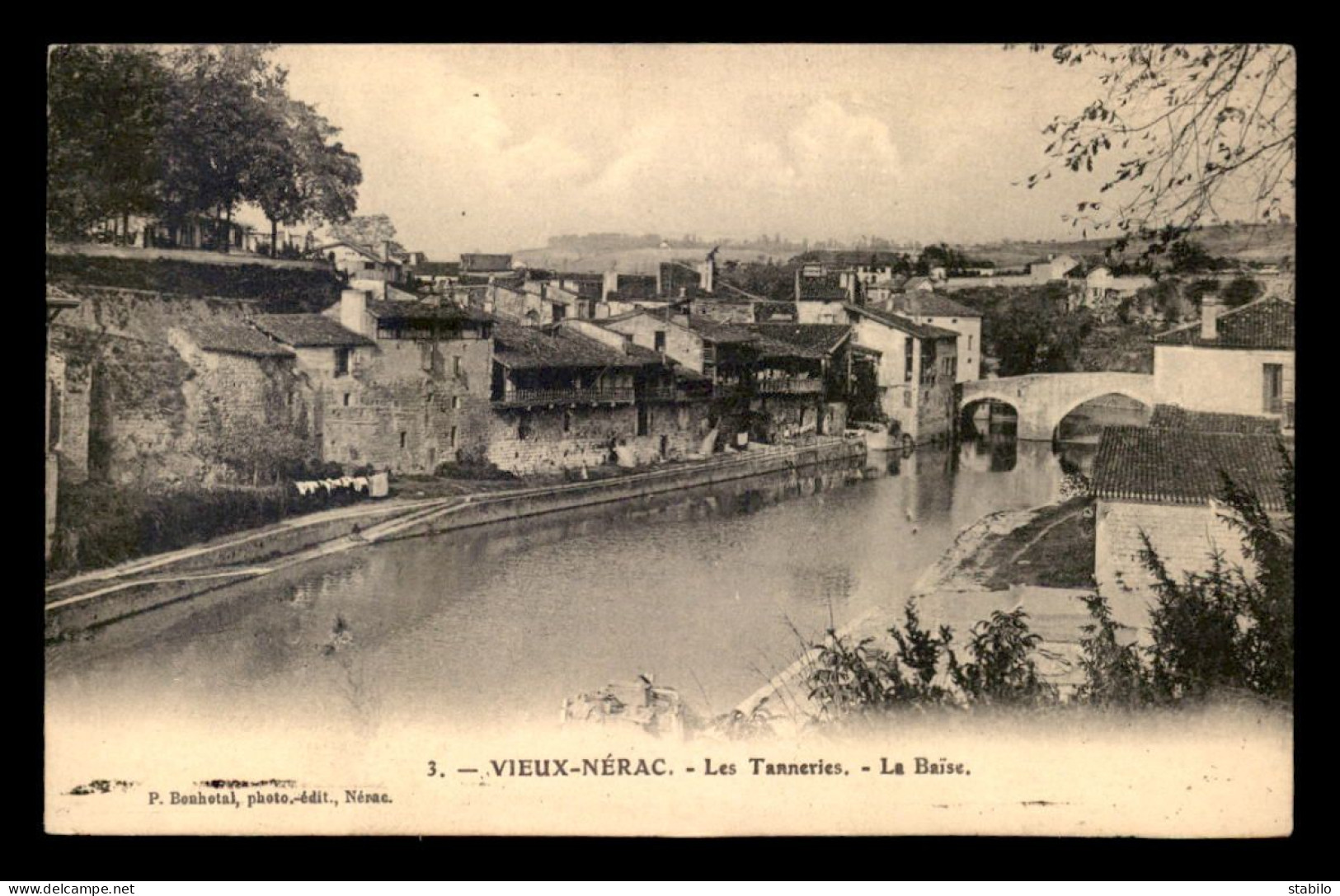 47 - NERAC - VIEUX - LES TANNERIES SUR LA BAISE - Nerac