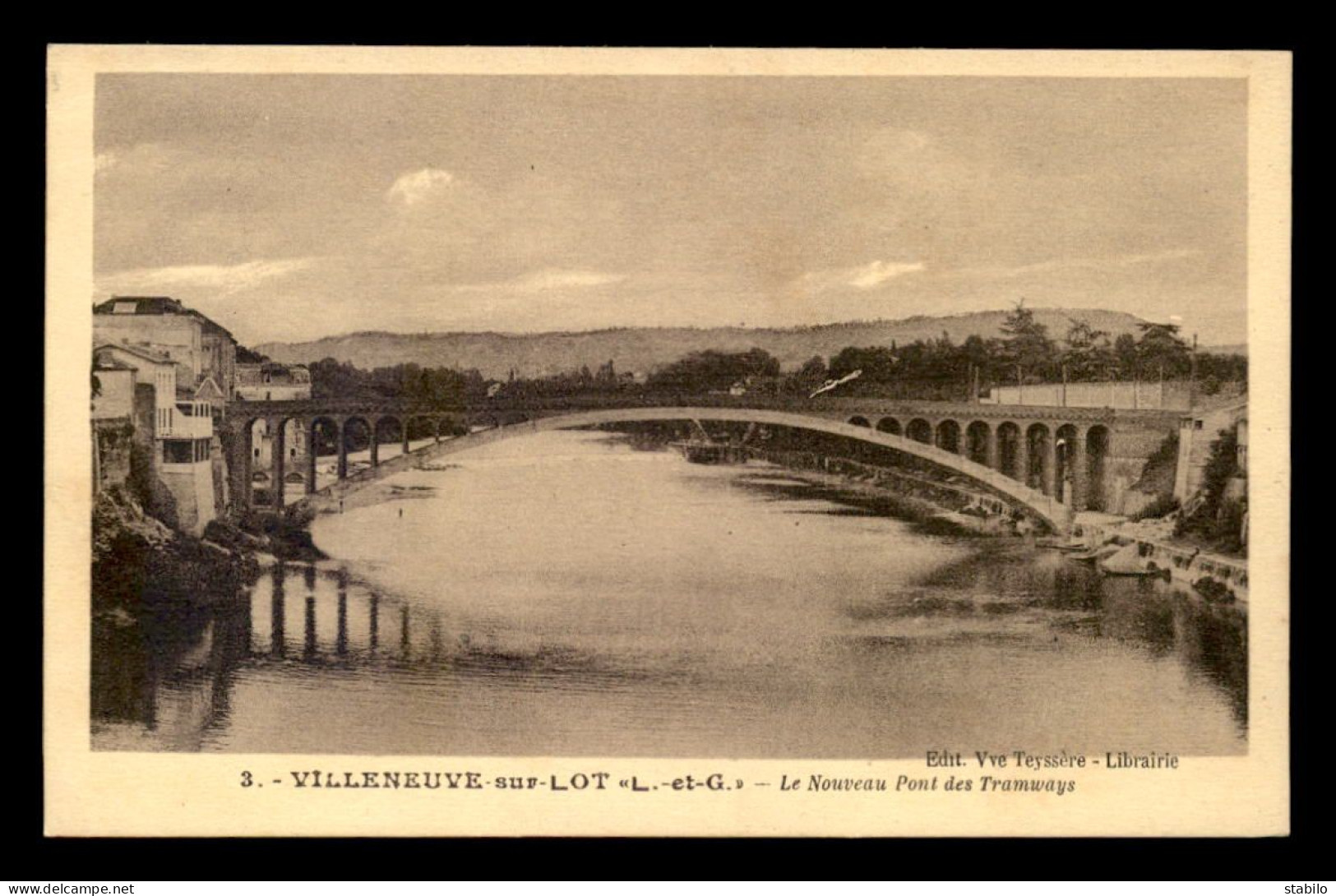 47 - VILLENEUVE-SUR-LOT - LE NOUVEAU PONT DES TRAMWAYS - Villeneuve Sur Lot