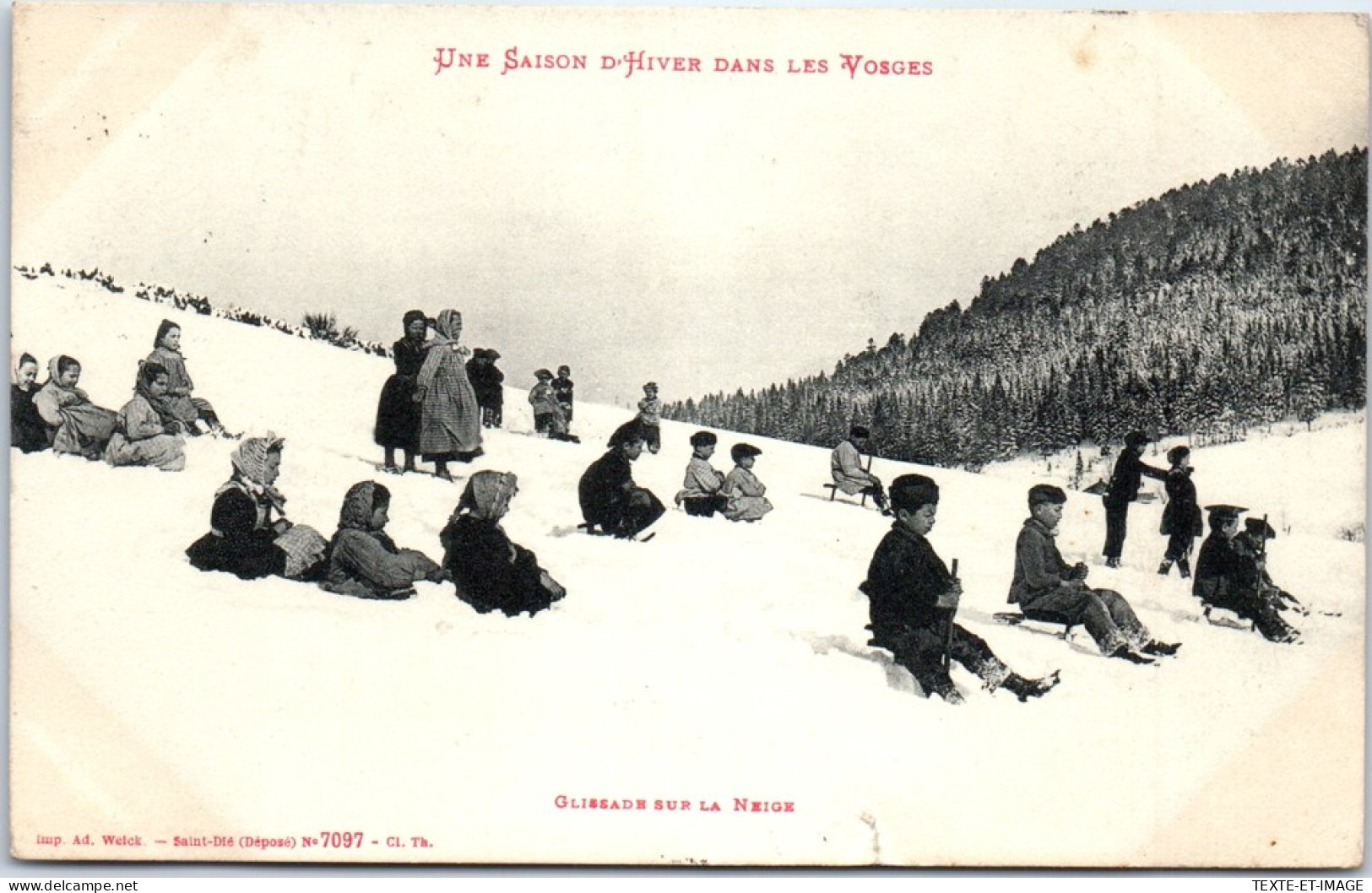 88 SCENE DES VOSGES  Carte Postale Ancienne [66028] - Sonstige & Ohne Zuordnung