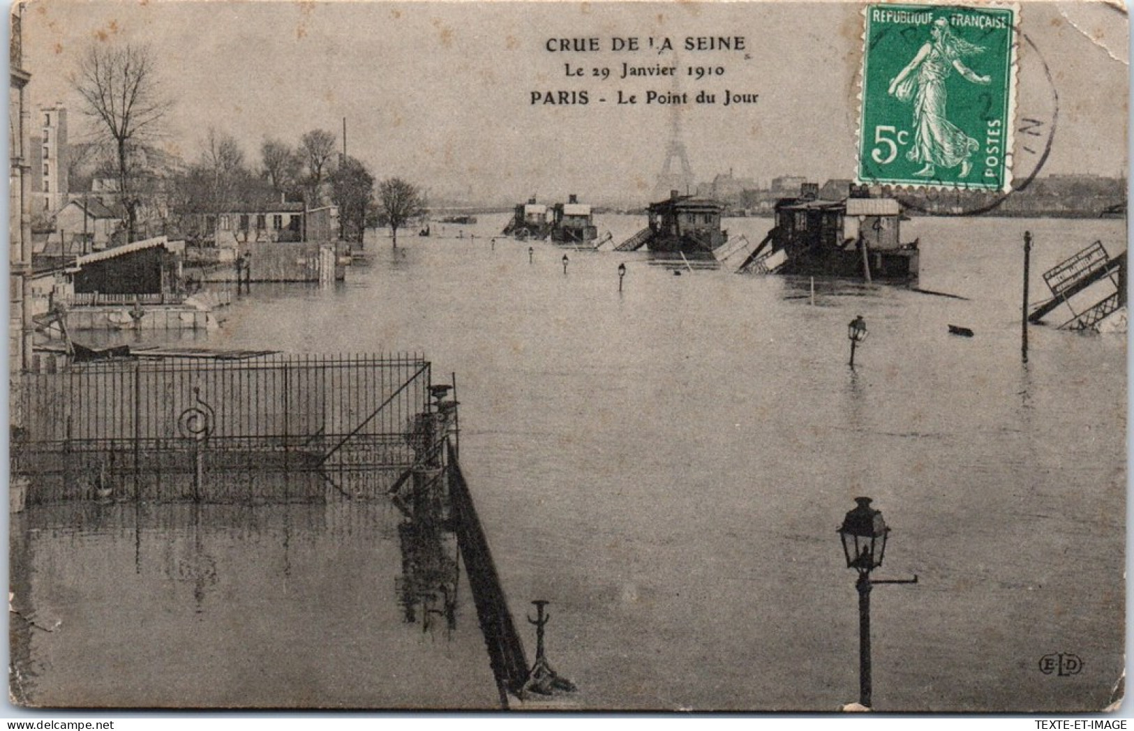 75 PARIS CRUE 1910 Carte Postale Ancienne [65937] - Autres & Non Classés