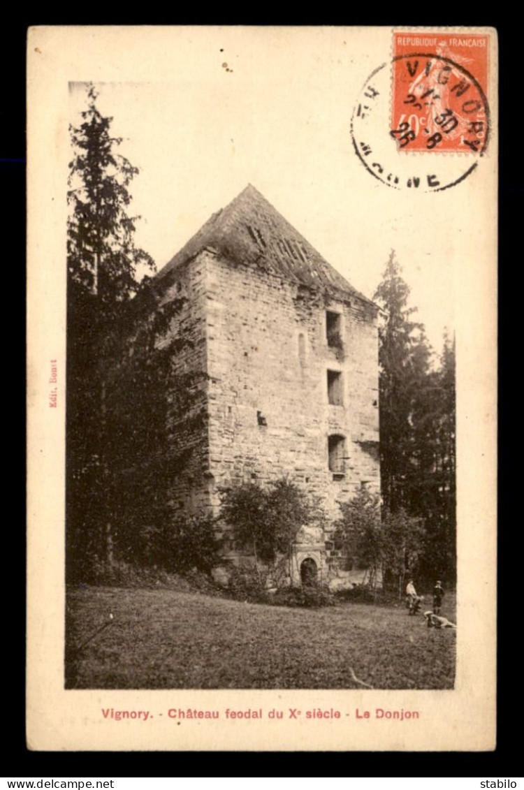 52 - VIGNORY - CHATEAU FEODAL DU XE SIECLE - LE DONJON - Vignory