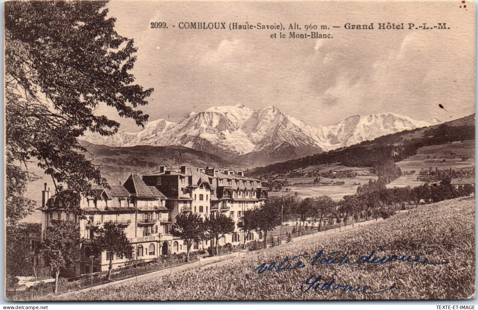 74 COMBLOUX  Carte Postale Ancienne [66098] - Sonstige & Ohne Zuordnung