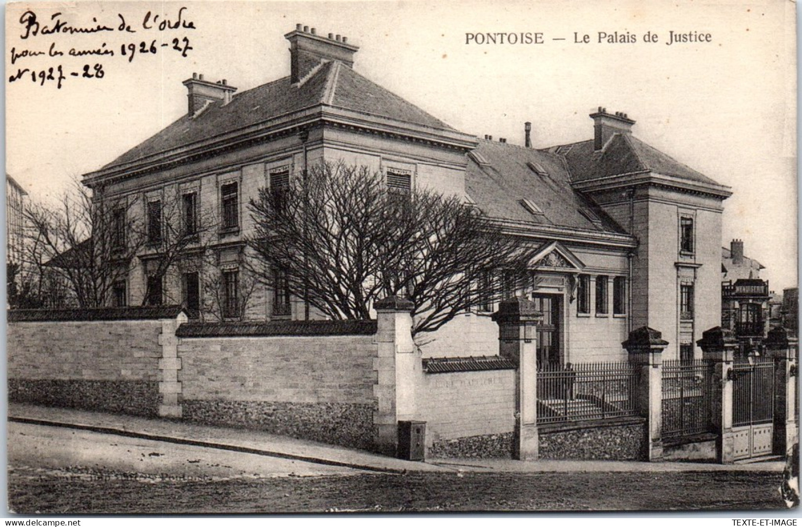 95 PONTOISE  Carte Postale Ancienne [66580] - Autres & Non Classés