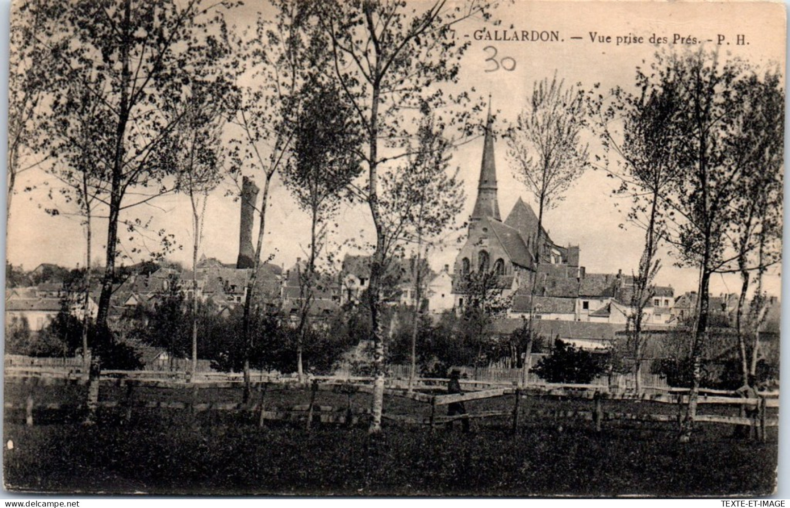 28 GALLARDON  Carte Postale Ancienne [68195] - Autres & Non Classés