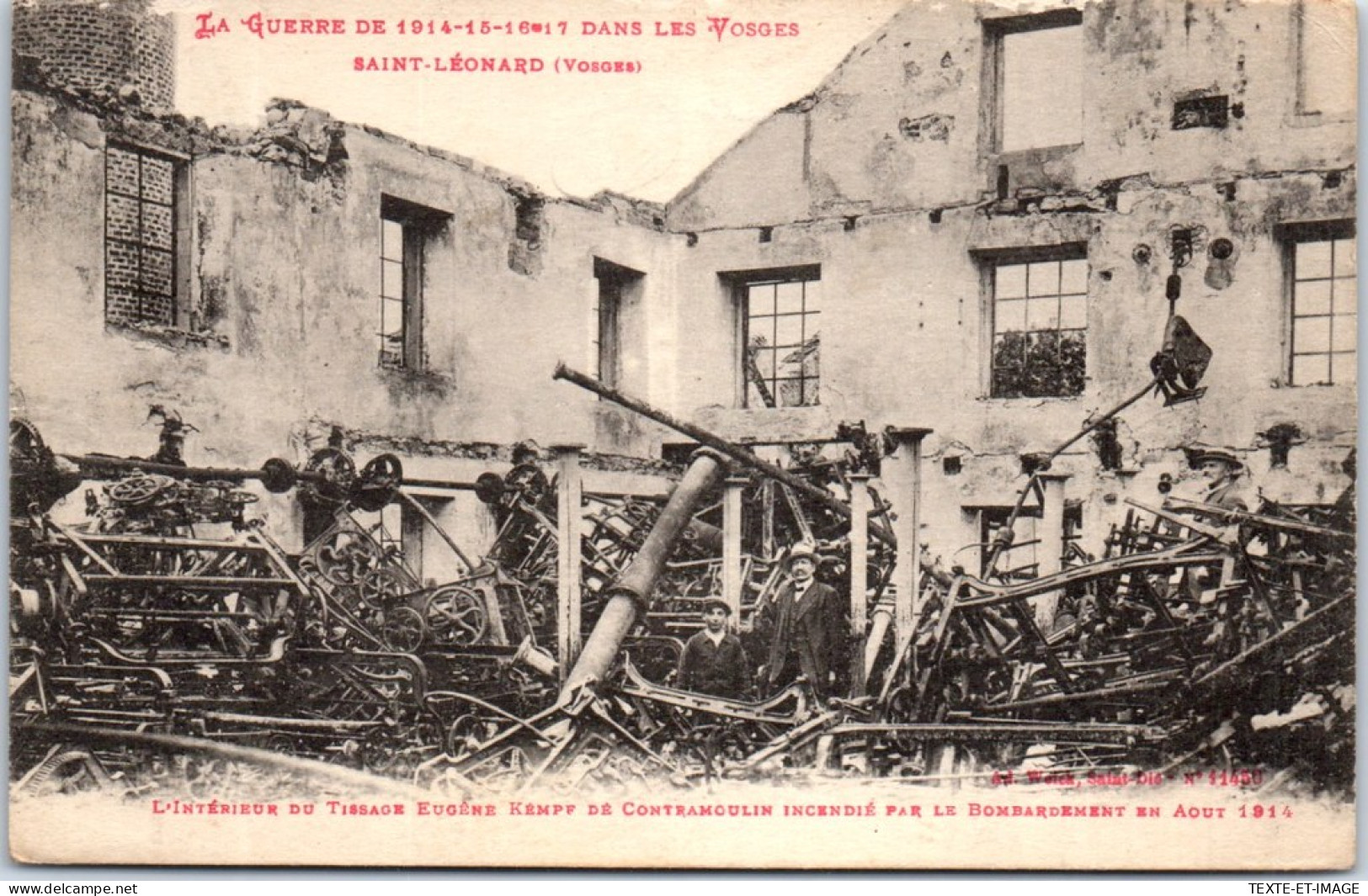 88 SAINT LEONARD  Carte Postale Ancienne [68223] - Autres & Non Classés