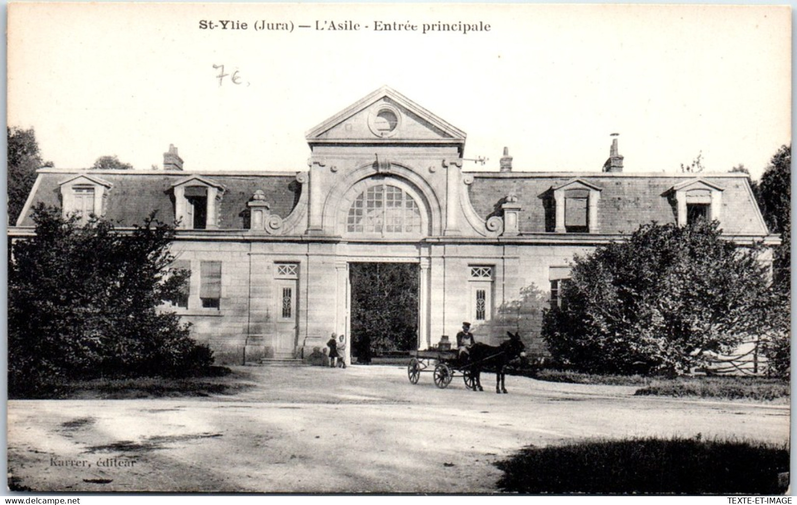 39 SAINT YLIE  - Carte Postale Ancienne [69859] - Autres & Non Classés