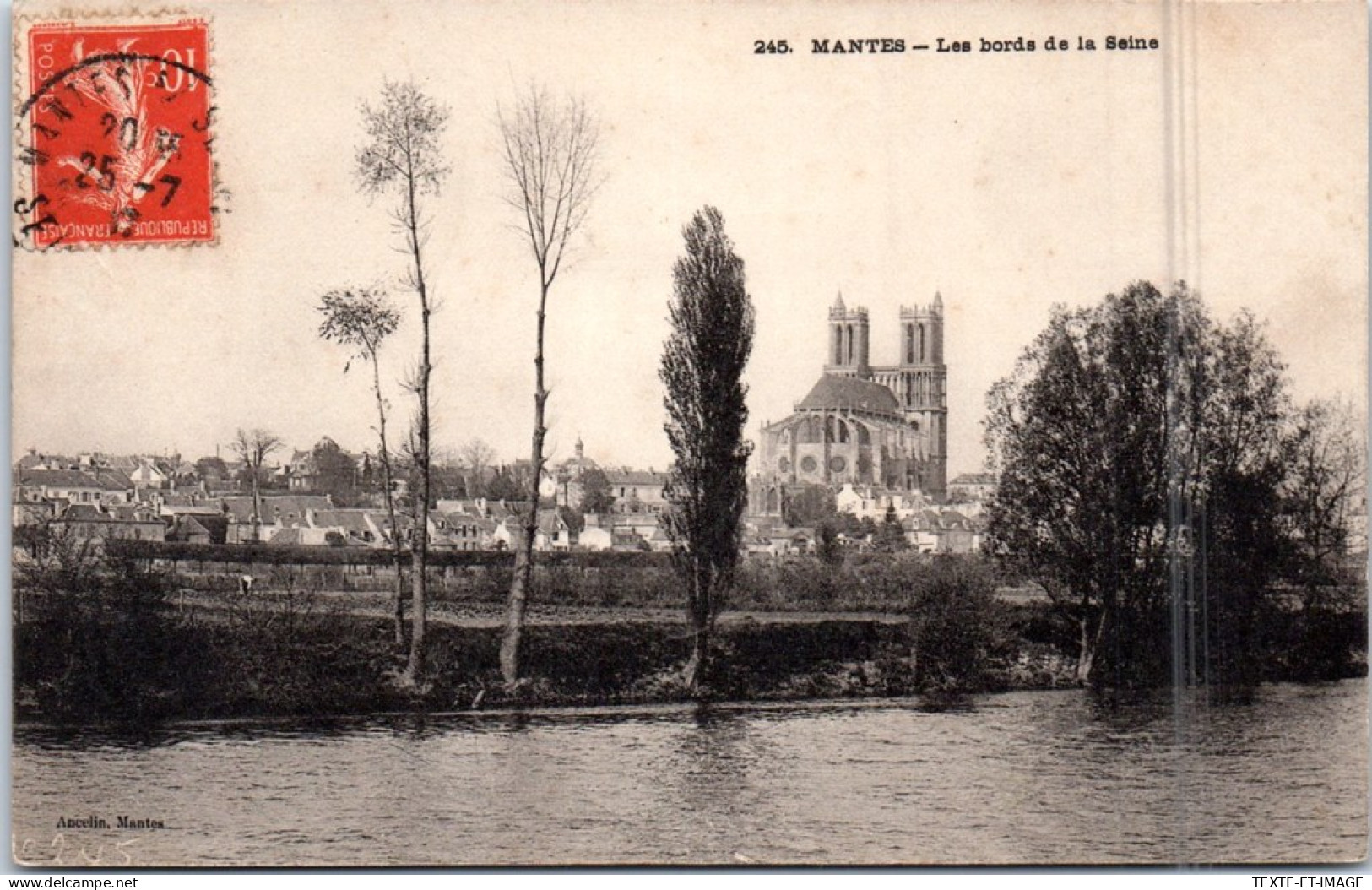 78 MANTES  Carte Postale Ancienne [69462] - Autres & Non Classés