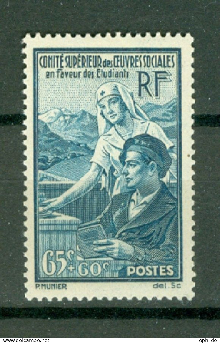 France  Yv 417  * * TB  - Nuevos