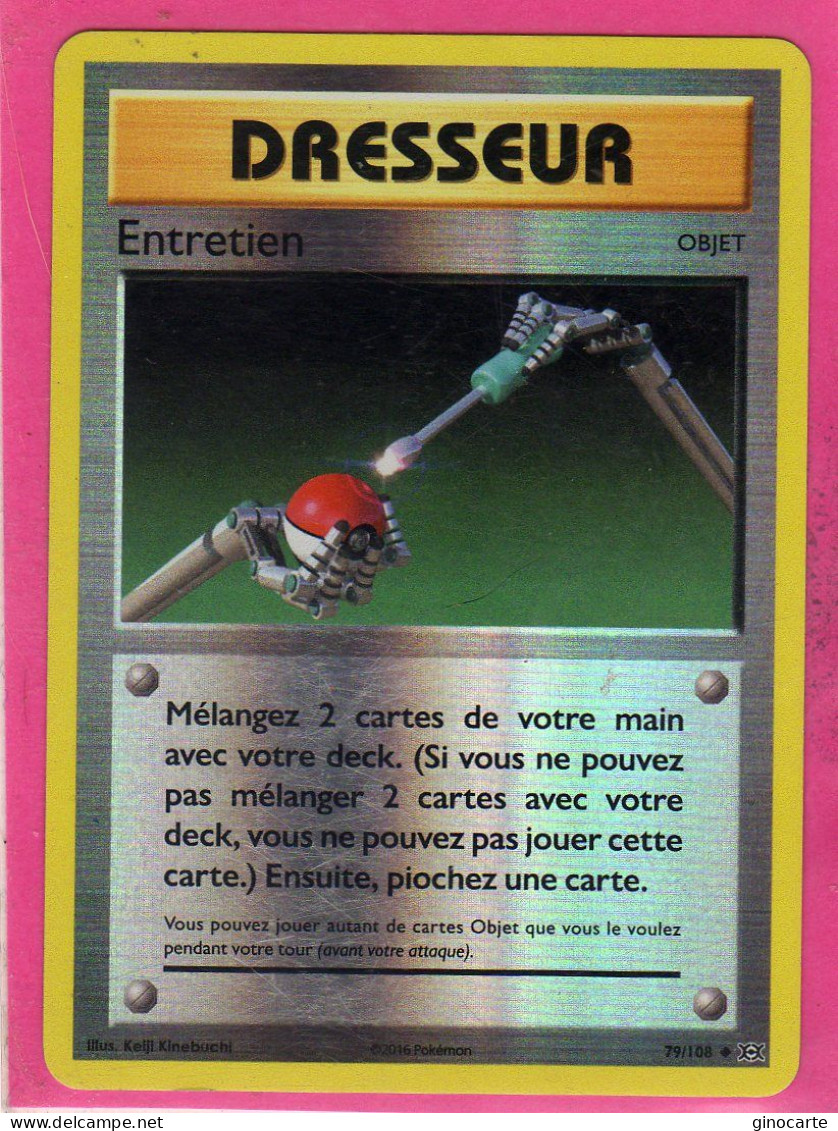 Carte Pokemon Francaise 2016 Xy Evolutions 79/108 Entretien Brillante Neuve - XY