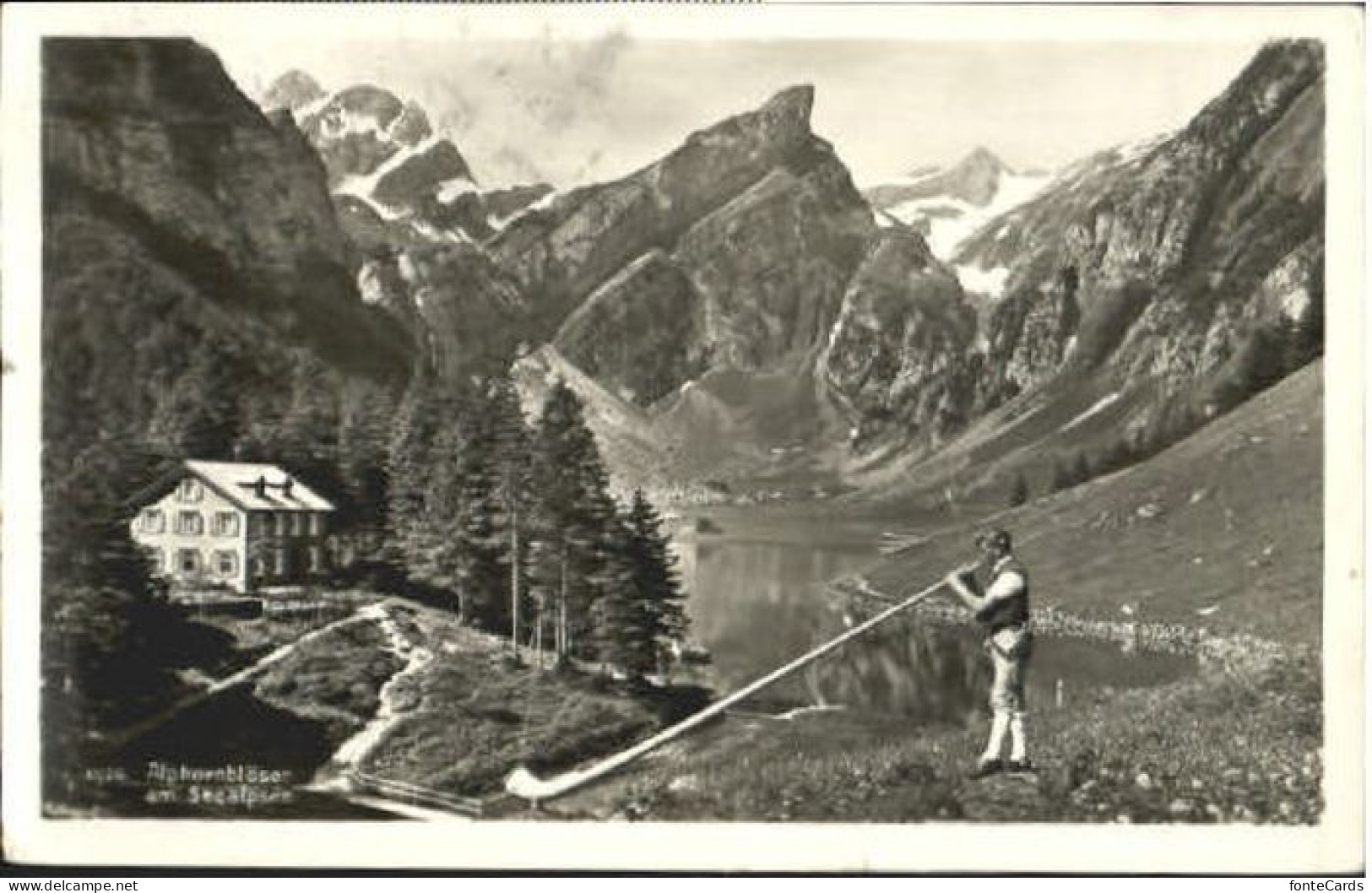 10579417 Seealpsee Seealpsee Alphornblaeser X 1935 Seealpsee - Altri & Non Classificati