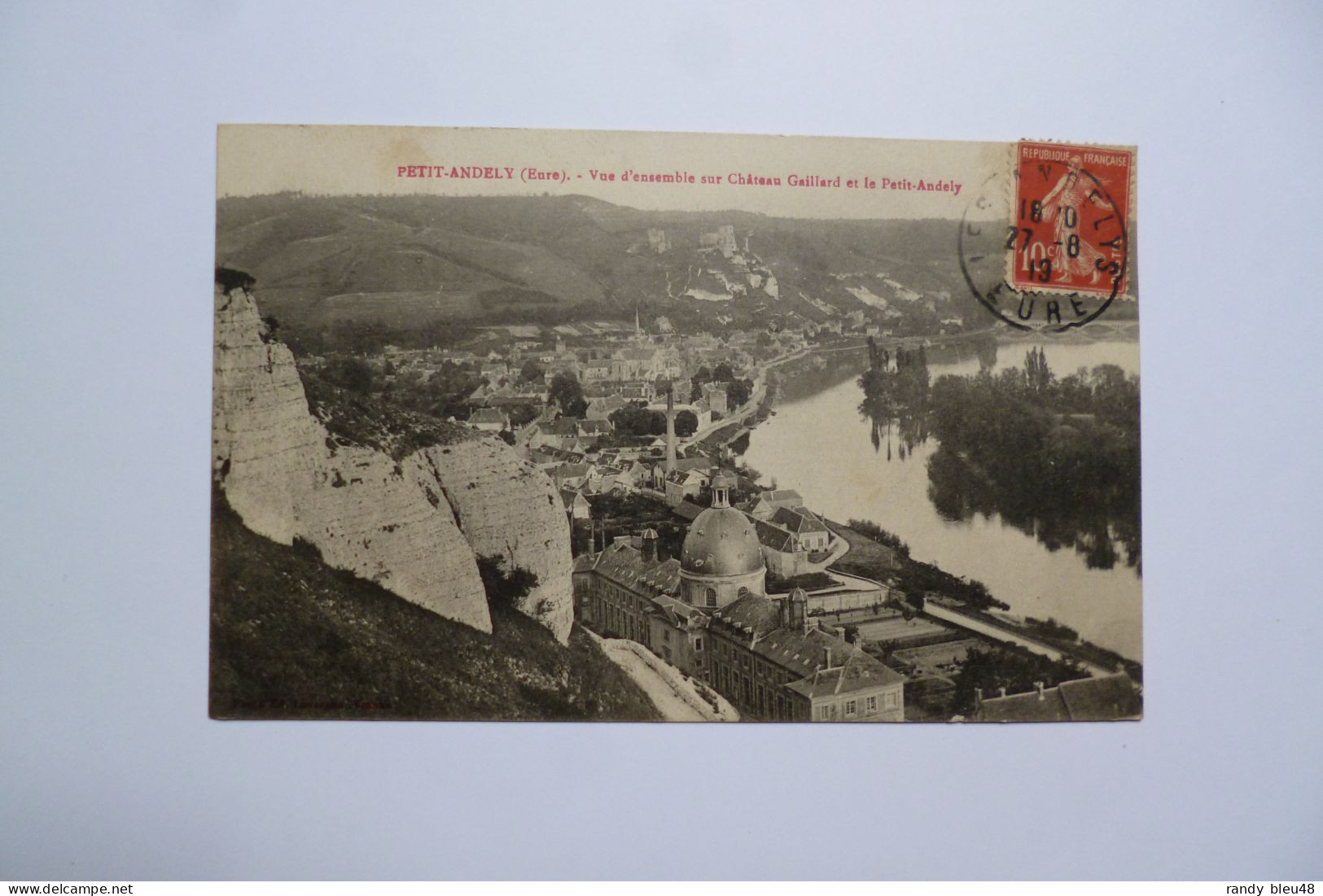 PETIT ANDELY  -  27  -  Vue D'ensemble Sur Chateau Gaillard  Et Le Petit Andely  -  EURE - Les Andelys