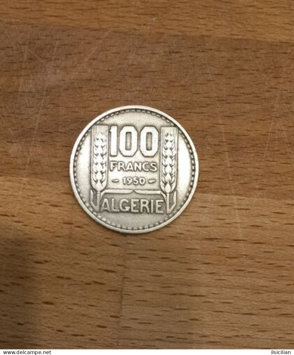 Pièce 100 Francs 1950 Algérie Afrique - Algerien