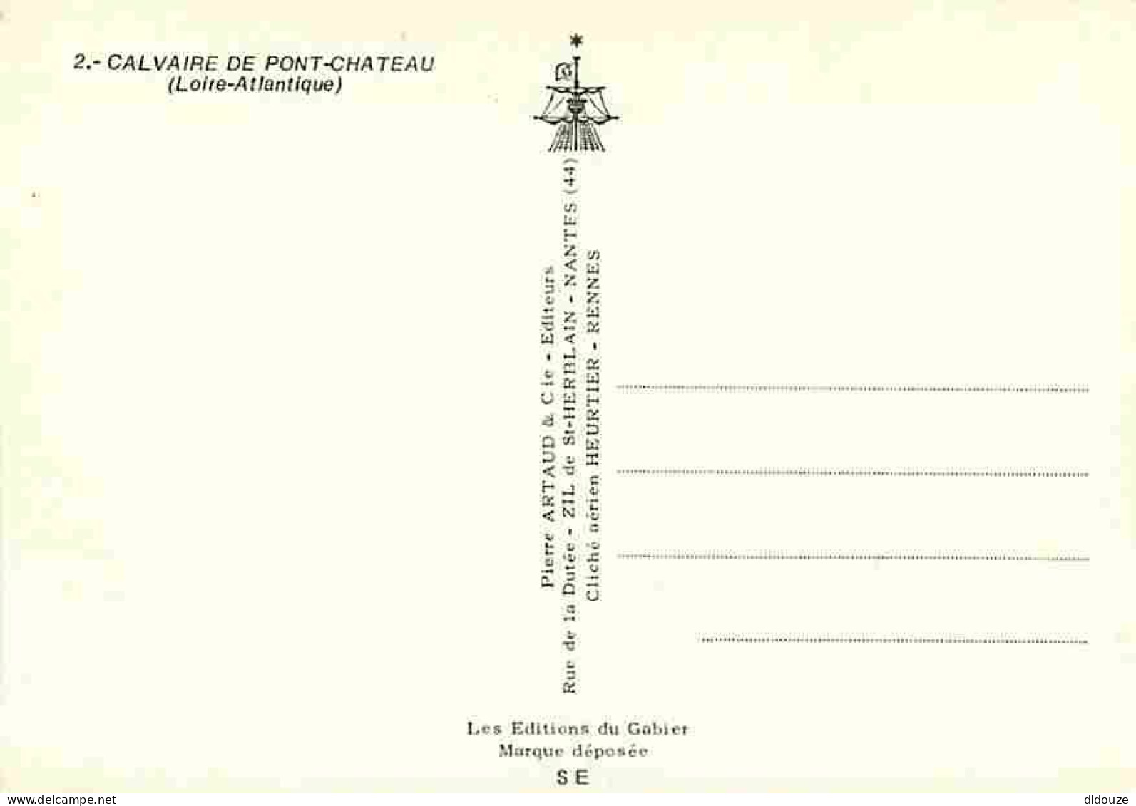 44 - Pont-Château - Le Calvaire - Vue Aérienne - Carte Neuve - CPM - Voir Scans Recto-Verso - Pontchâteau